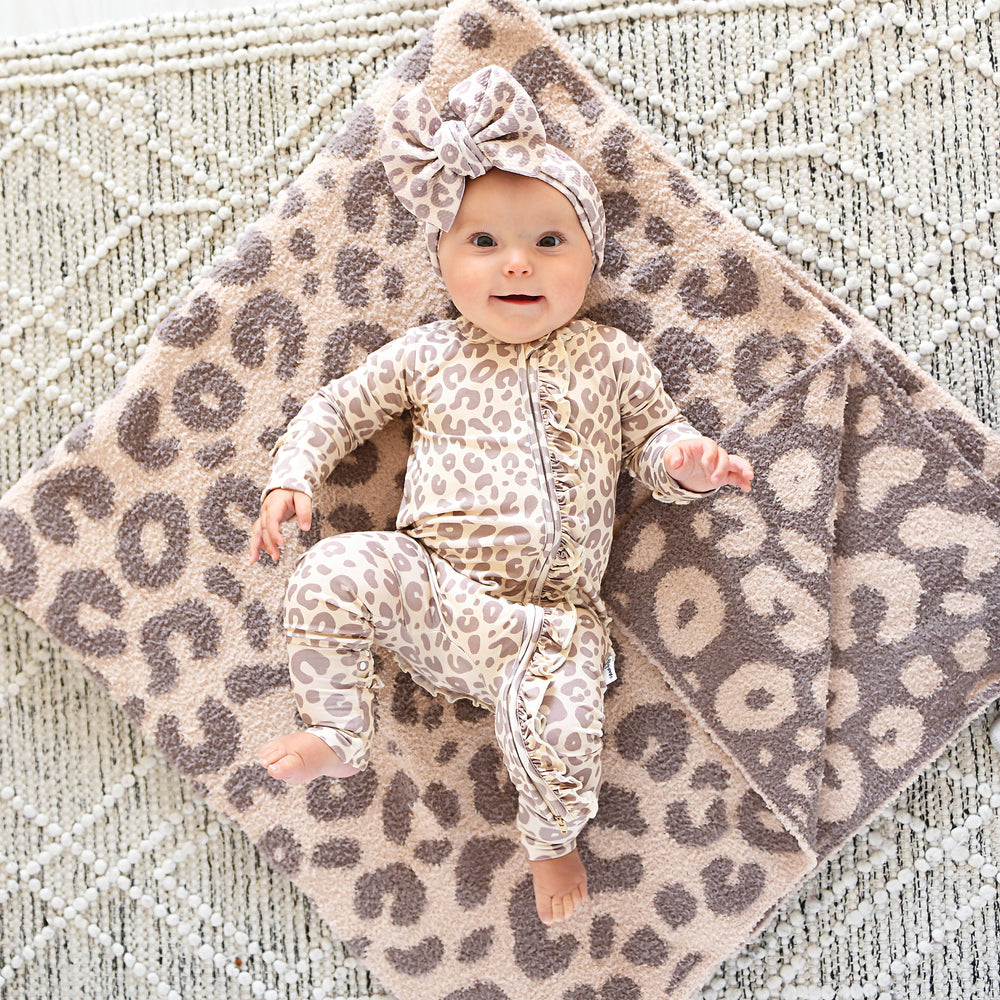 Amari Leopard RUFFLE ZIP - Gigi and Max