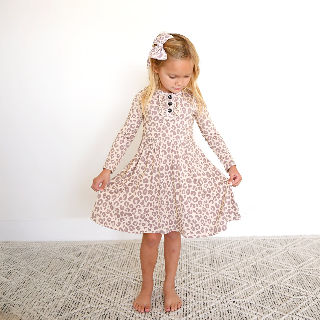 Amari Leopard CLIP BOW - Gigi and Max