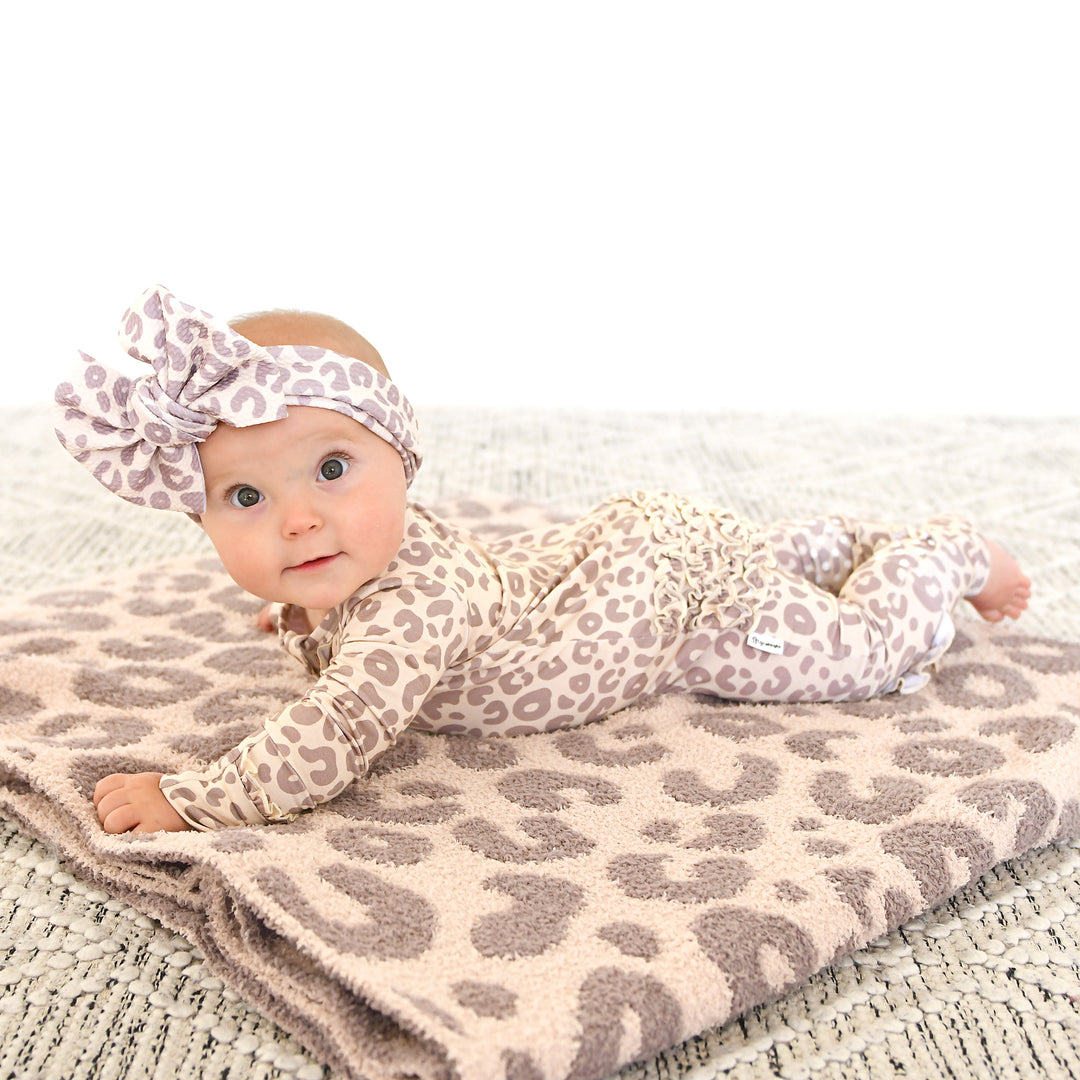 Amari Leopard RUFFLE ZIP