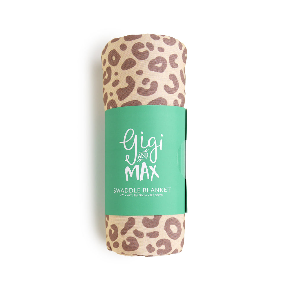 Amari Leopard SWADDLE - Gigi and Max