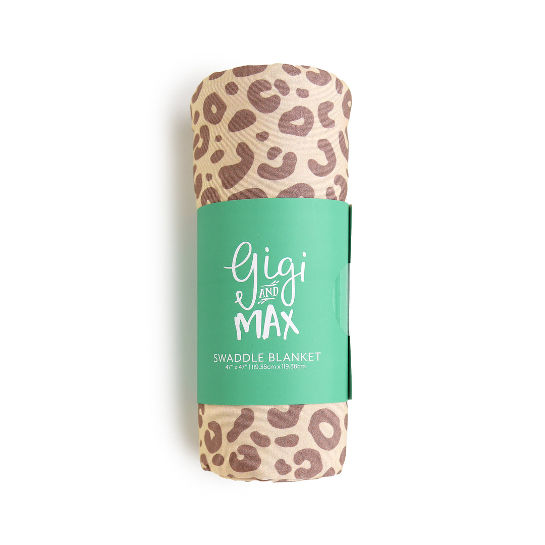 Amari Leopard SWADDLE - Gigi and Max