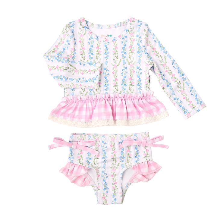 Annie RASH GUARD TWO PIECE SWIM SET - Gigi and Max