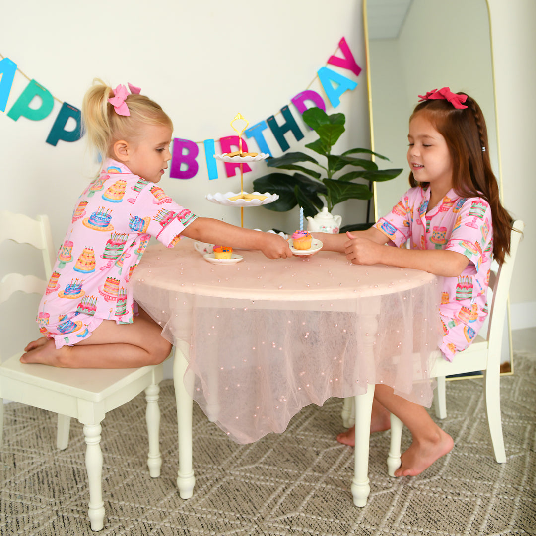 Birthday RUFFLE LOUNGE SHORT SET - Gigi and Max