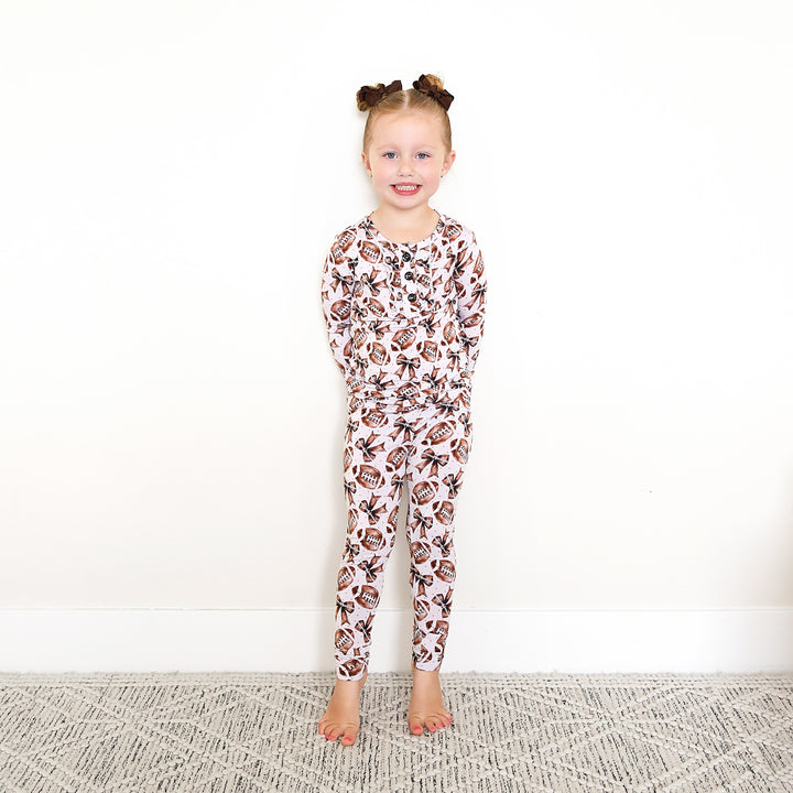 Blaire Football RUFFLE TWO PIECE - Gigi and Max