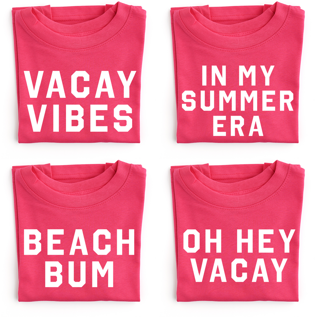Pink Summer Graphic Tee - Gigi and Max