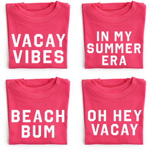 Pink Summer Graphic Tee - Gigi and Max