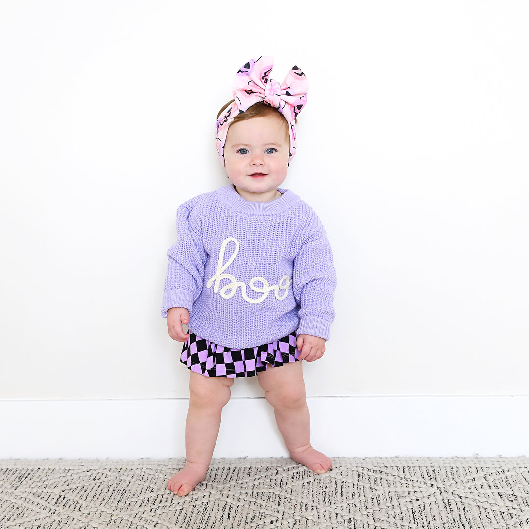 Boo Purple SWEATER