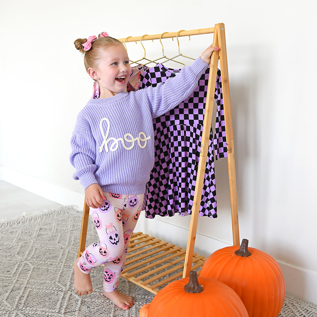 Boo Purple SWEATER
