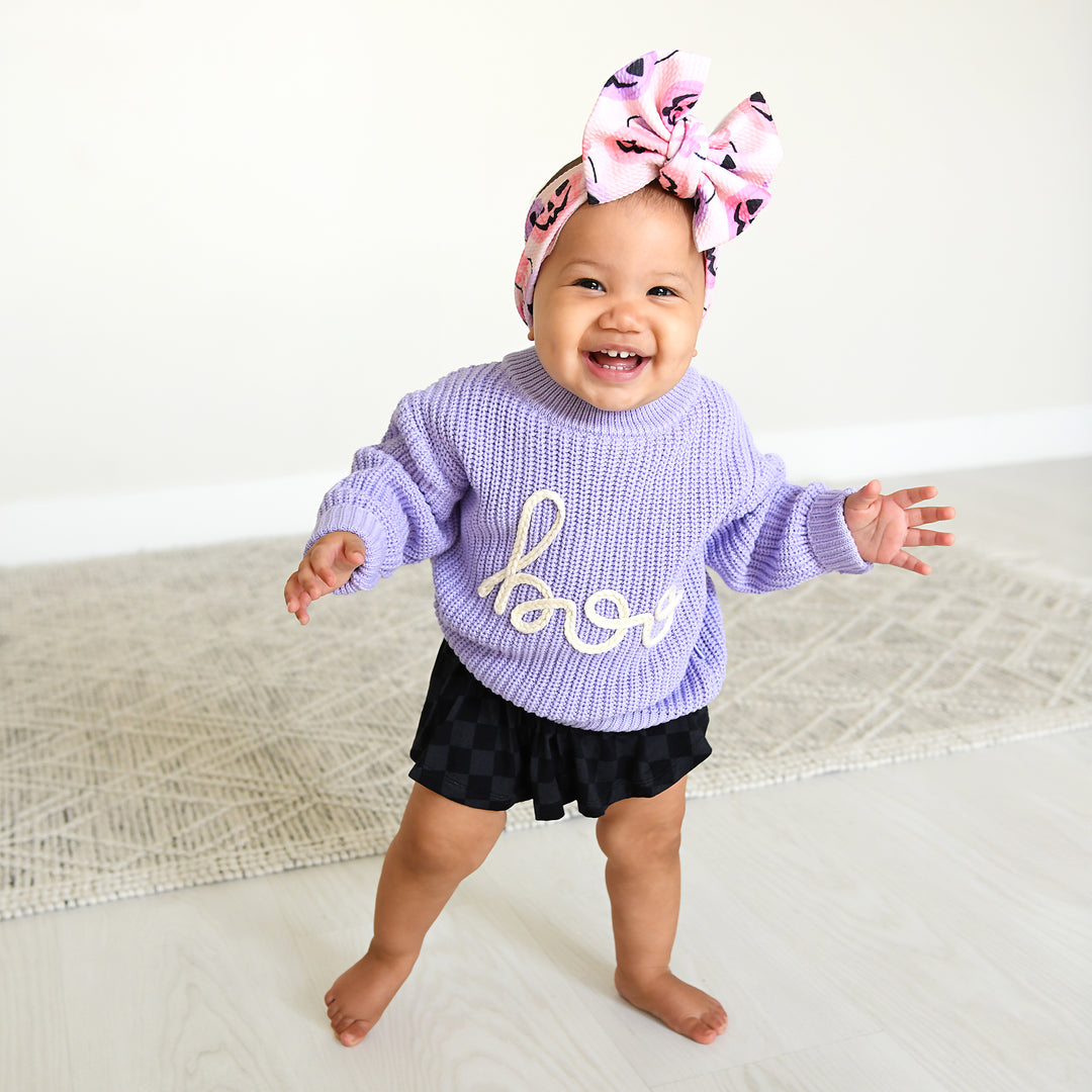 Boo Purple SWEATER