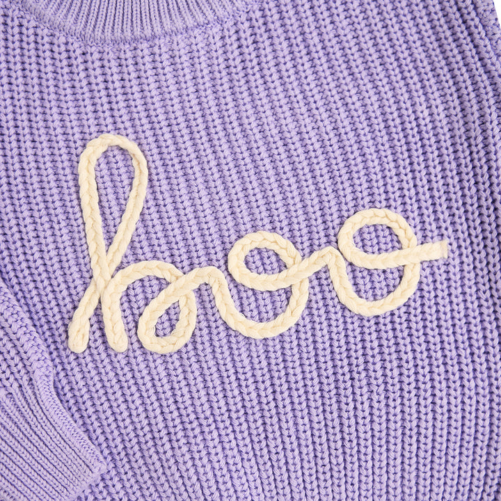 Boo Purple SWEATER