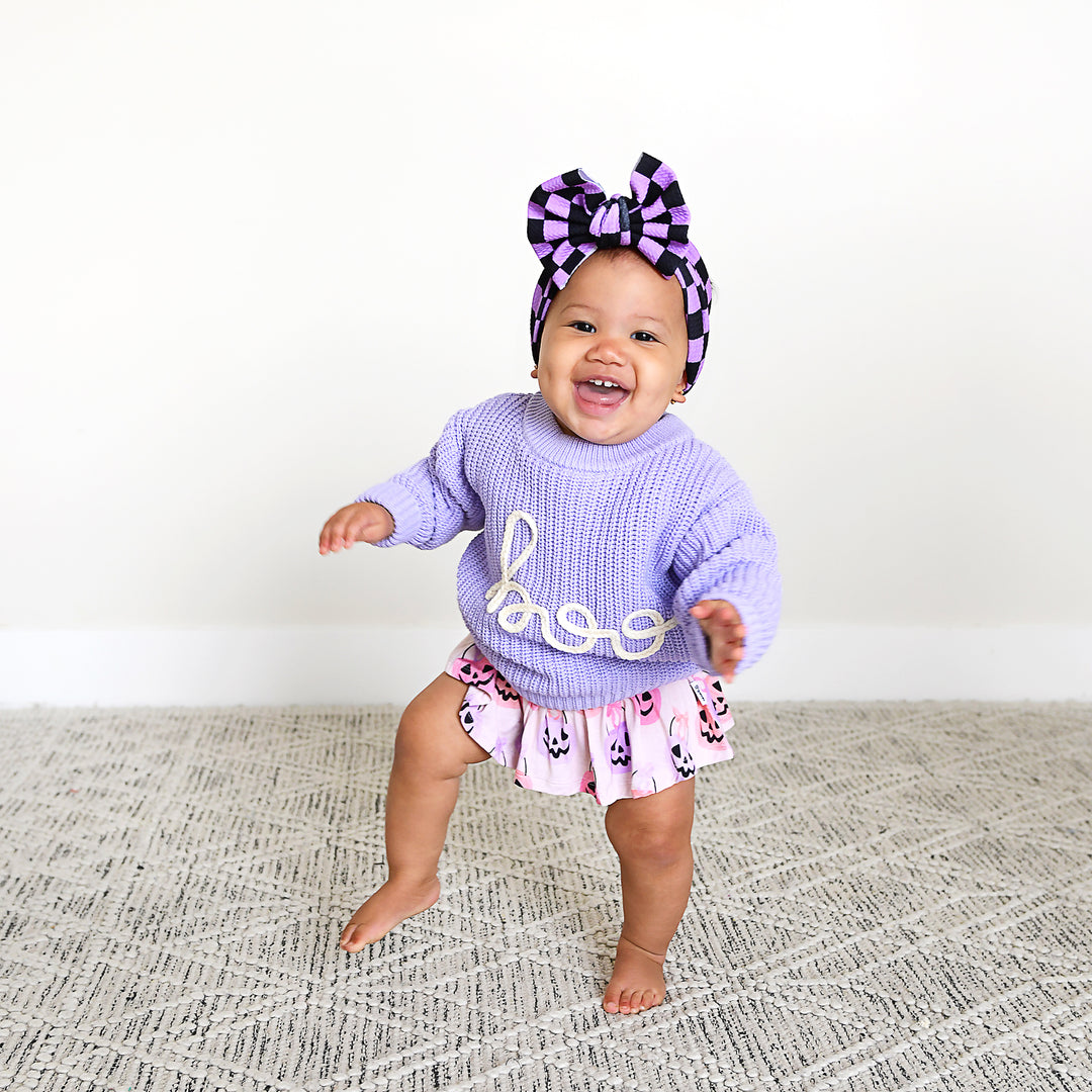 Boo Purple SWEATER