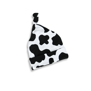 Boone Cow Newborn KNOT HAT - Gigi and Max