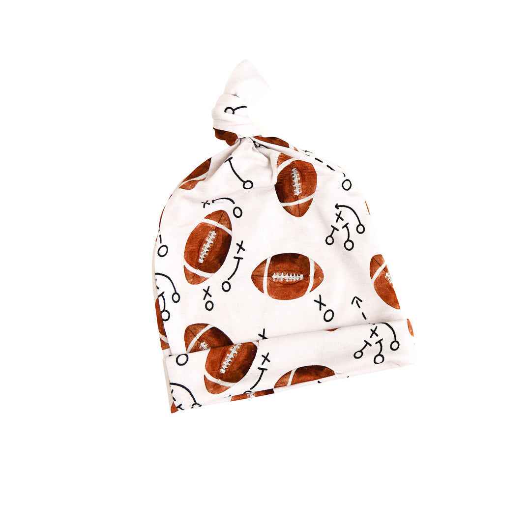 Brady Football KNOT HAT - Gigi and Max
