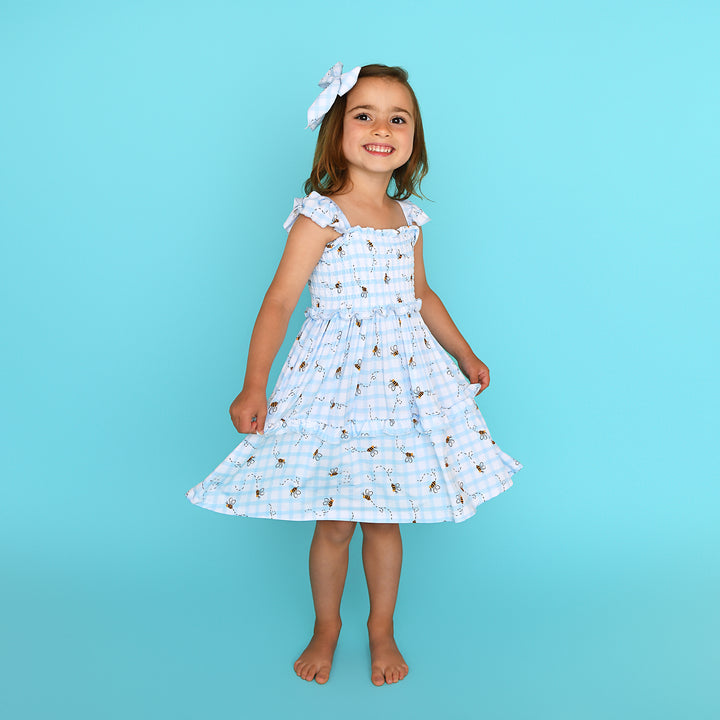 Buzz SMOCKED DRESS - Gigi and Max
