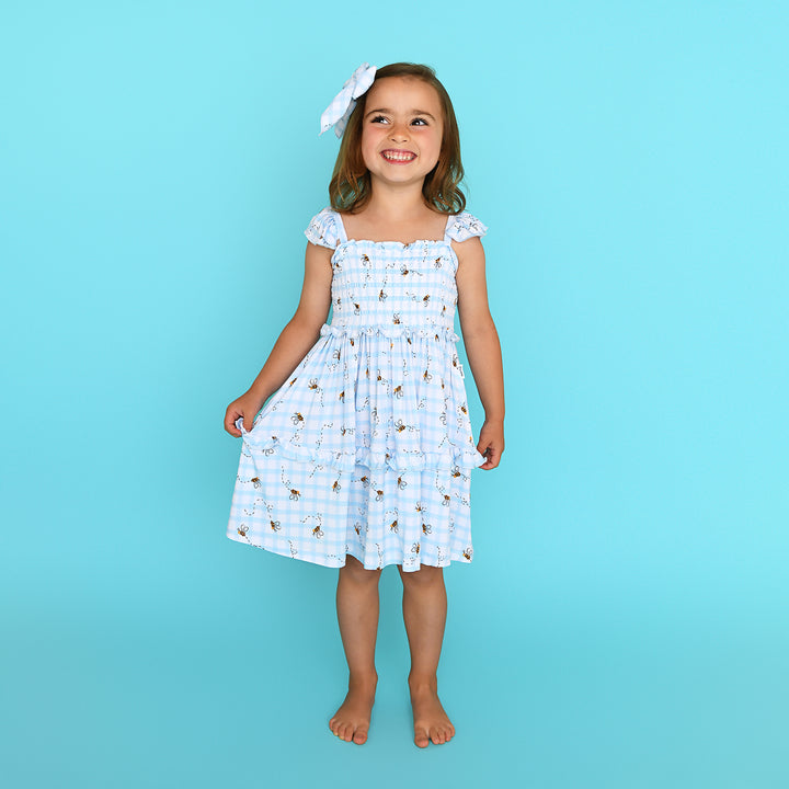 Buzz SMOCKED DRESS - Gigi and Max