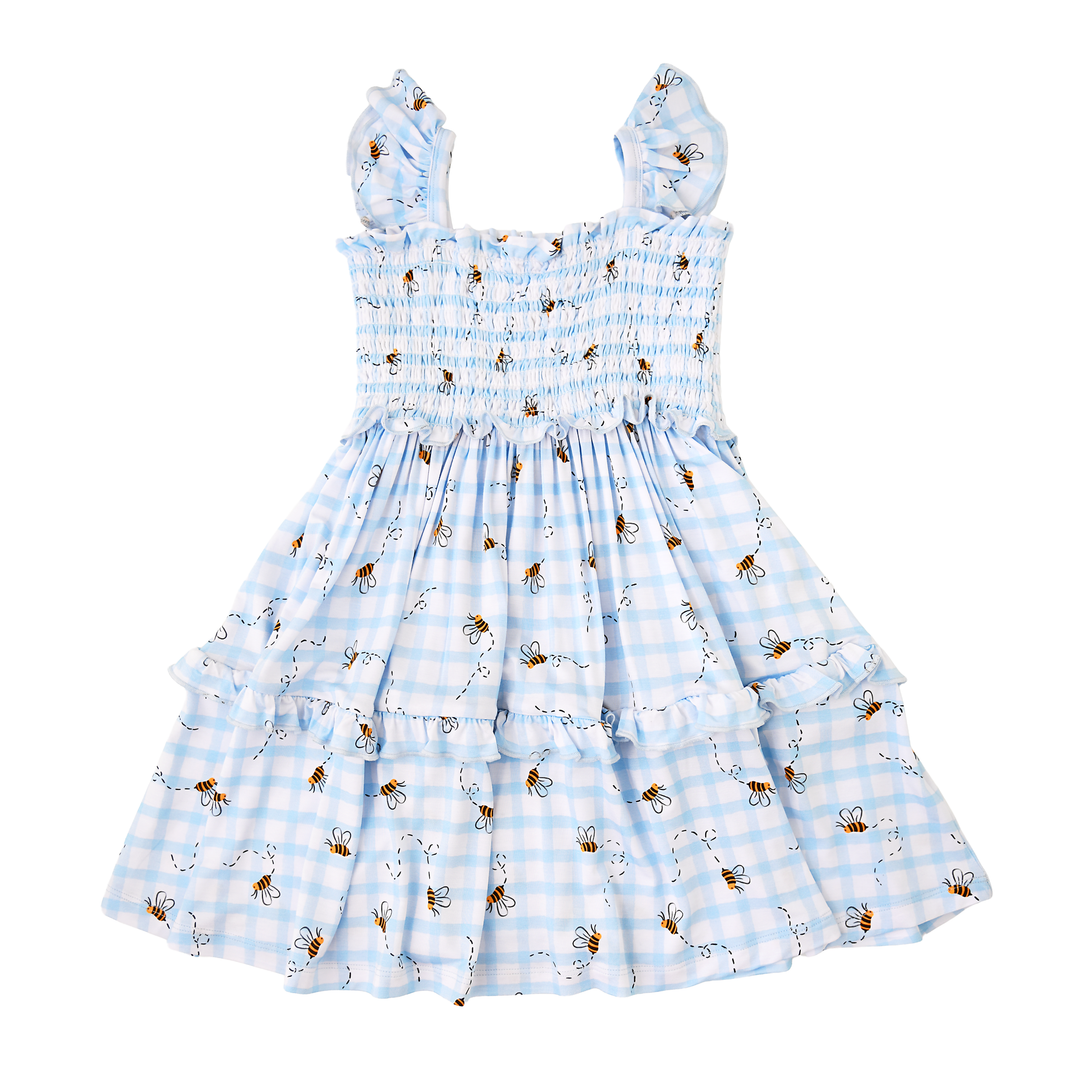 Buzz SMOCKED DRESS - Gigi and Max