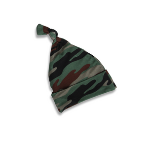 Camo Newborn KNOT HAT - Gigi and Max