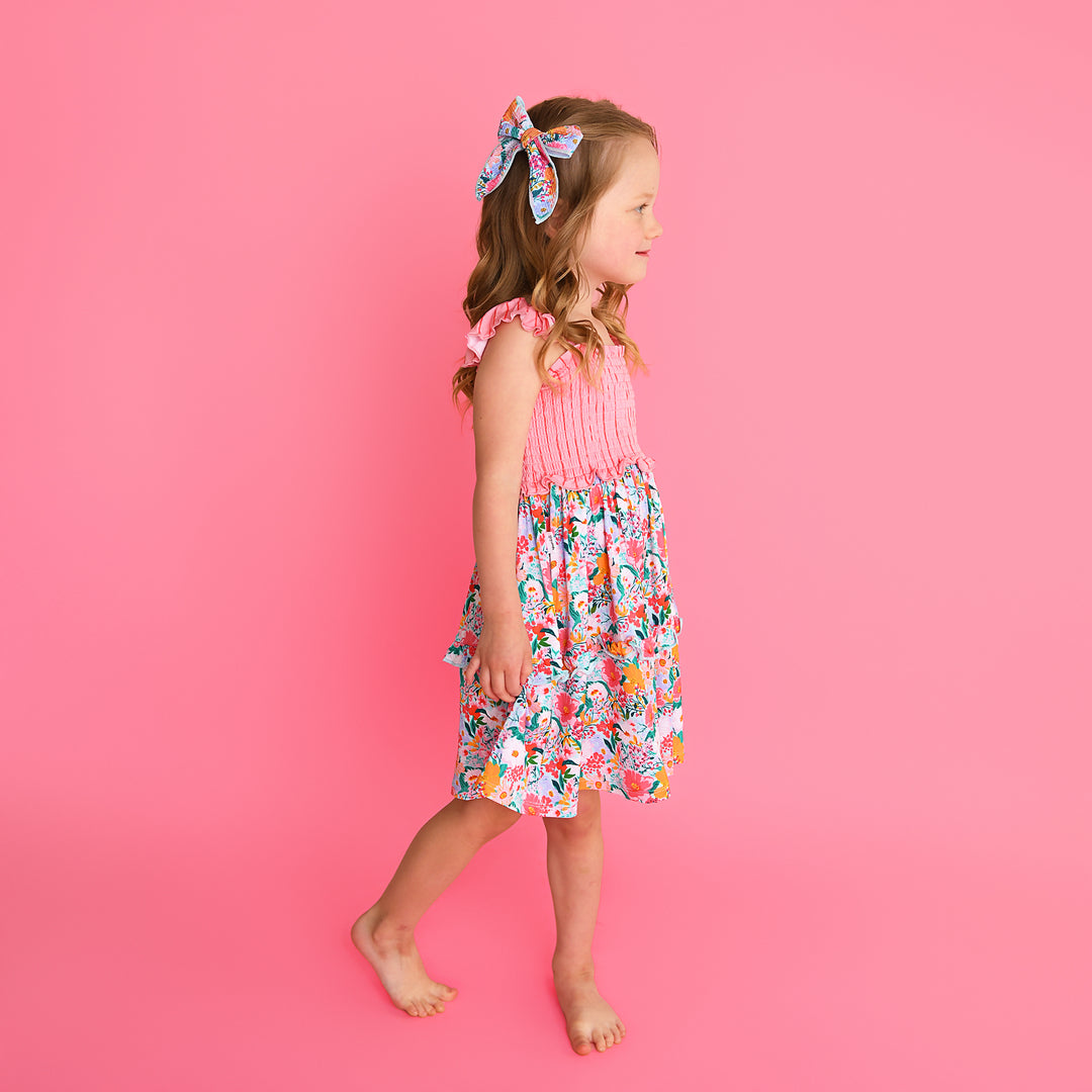 Cecelia Floral CLIP BOW