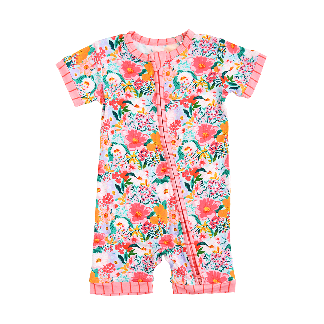 Cecelia Floral SHORTY ZIP - Gigi and Max