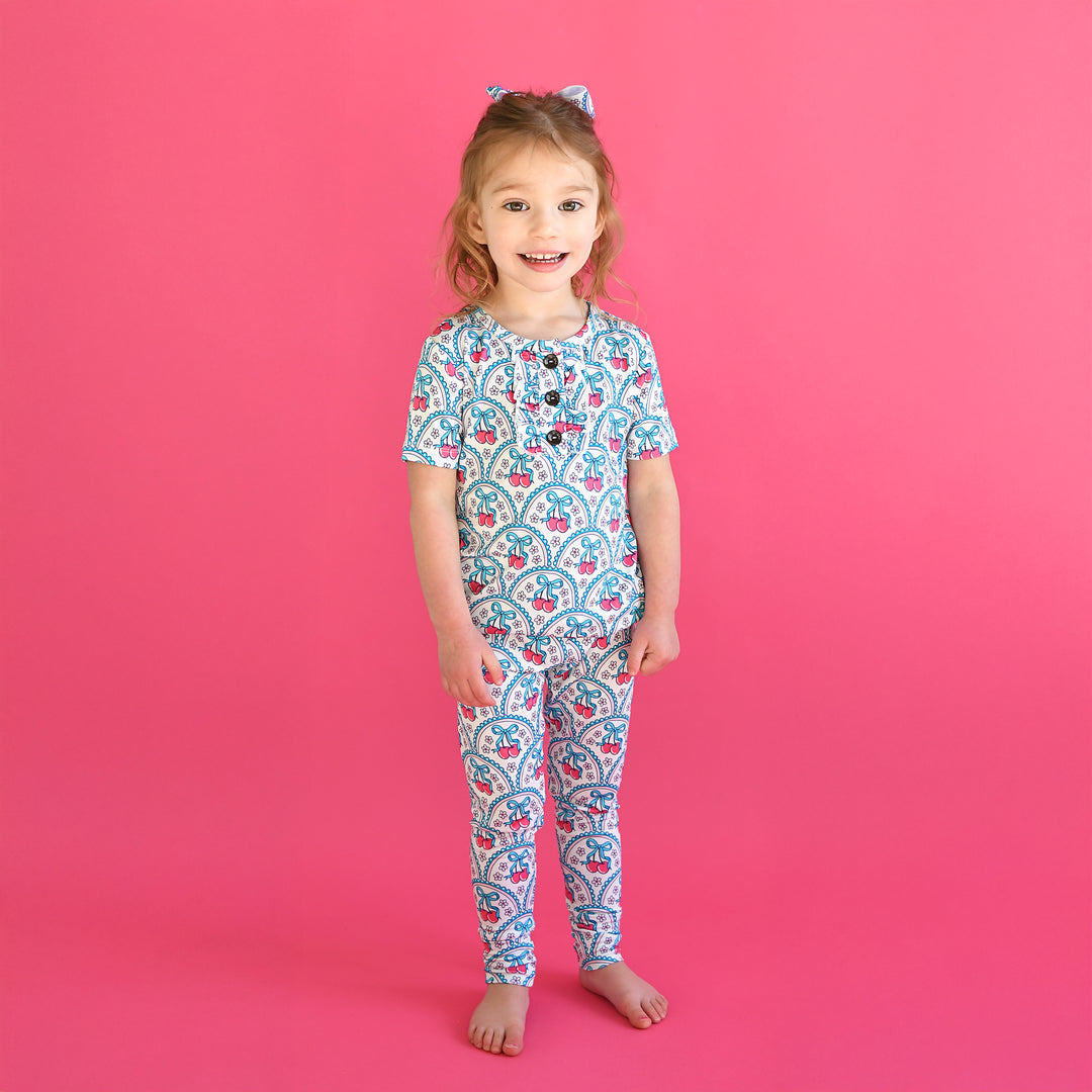 Cherry RUFFLE TWO PIECE - Gigi and Max