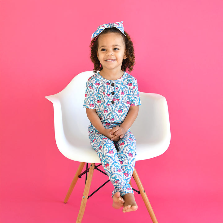 Cherry RUFFLE TWO PIECE - Gigi and Max