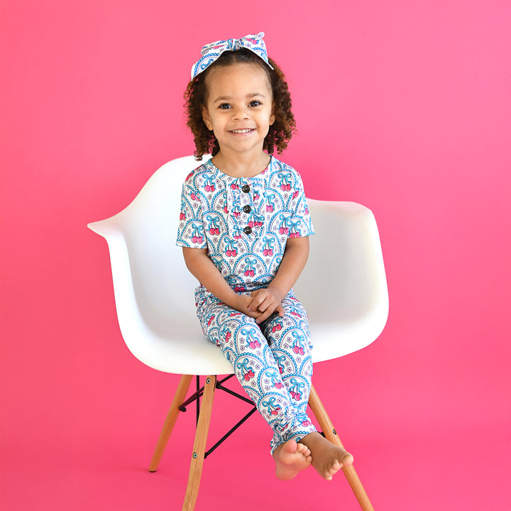 Cherry RUFFLE TWO PIECE - Gigi and Max