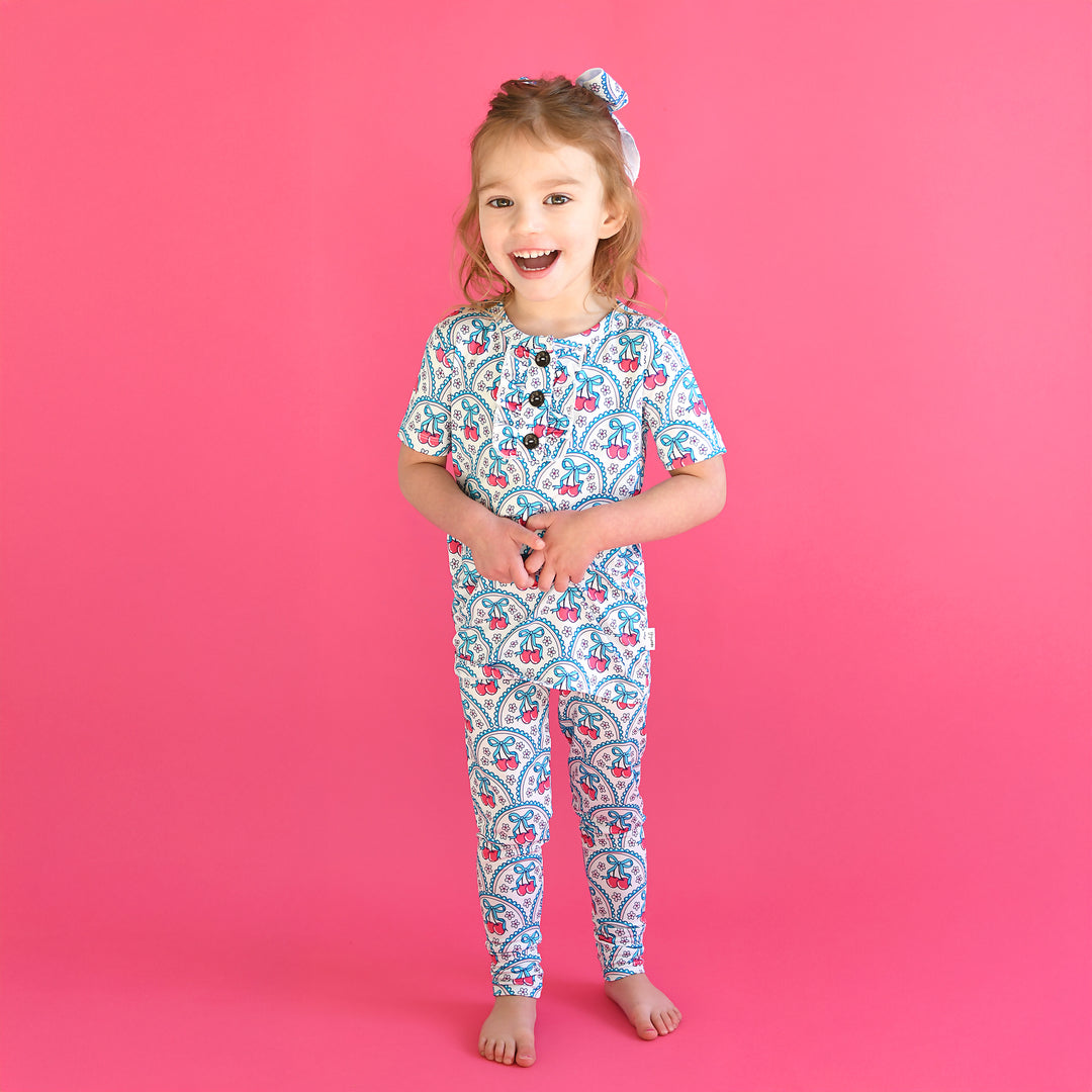 Cherry RUFFLE TWO PIECE - Gigi and Max