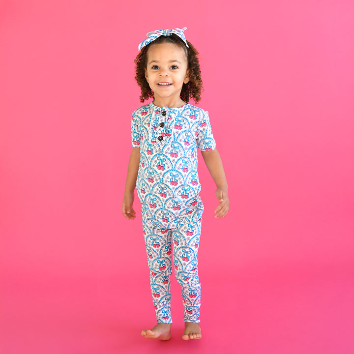 Cherry RUFFLE TWO PIECE - Gigi and Max