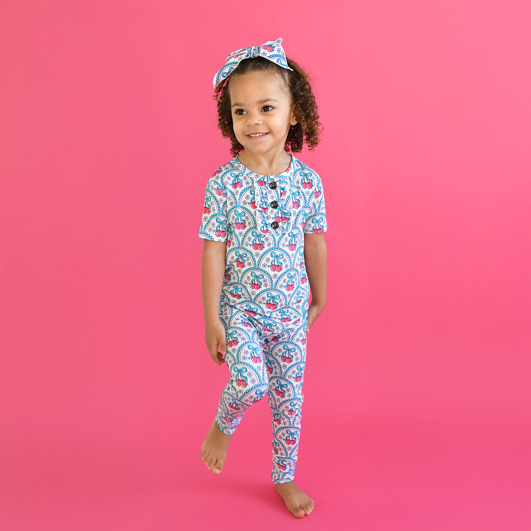 Cherry RUFFLE TWO PIECE - Gigi and Max