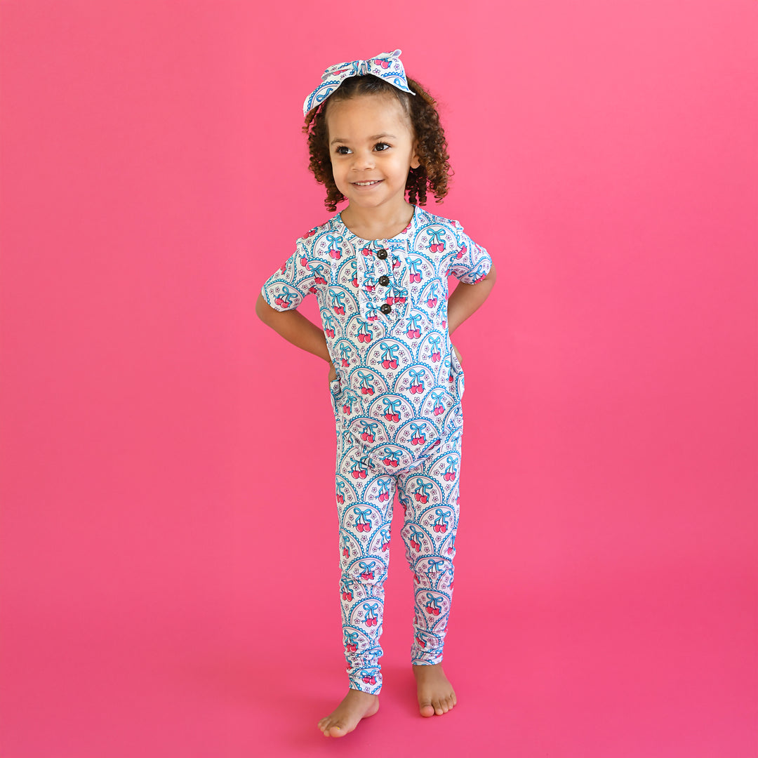 Cherry RUFFLE TWO PIECE - Gigi and Max