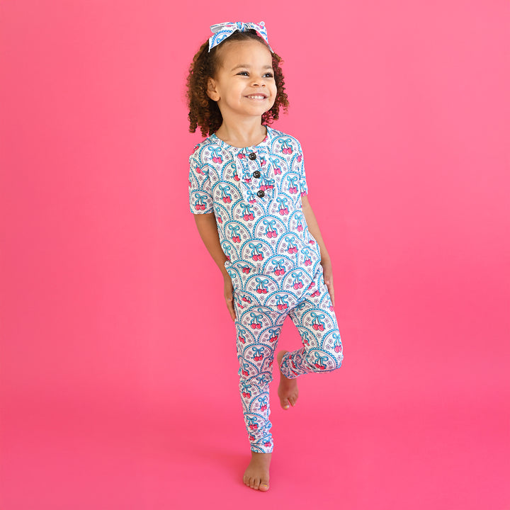 Cherry RUFFLE TWO PIECE - Gigi and Max