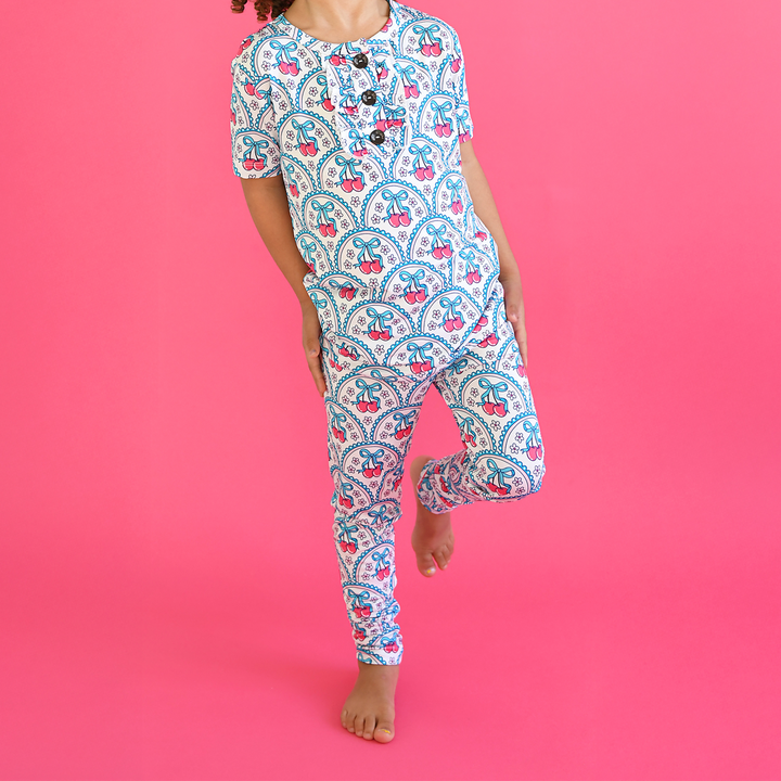 Cherry RUFFLE TWO PIECE - Gigi and Max