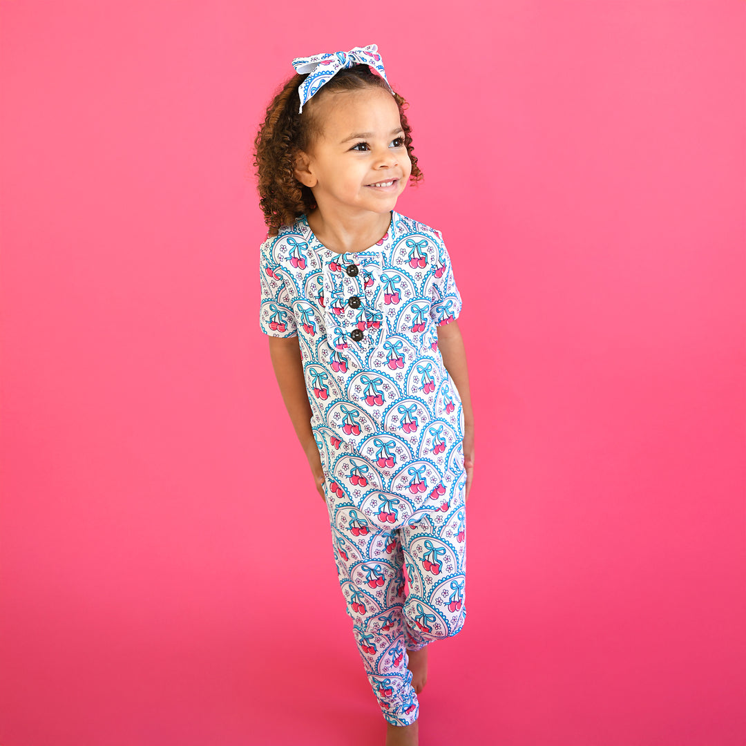 Cherry RUFFLE TWO PIECE - Gigi and Max