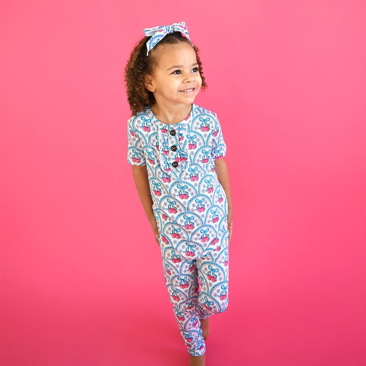 Cherry RUFFLE TWO PIECE - Gigi and Max