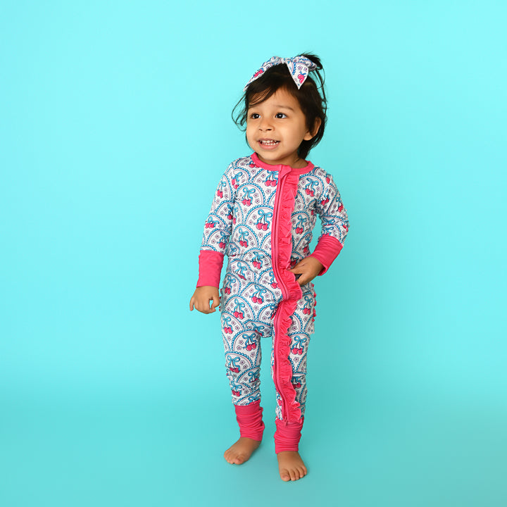Cherry RUFFLE ZIP - Gigi and Max