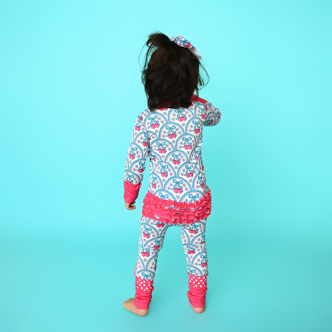 Cherry RUFFLE ZIP - Gigi and Max