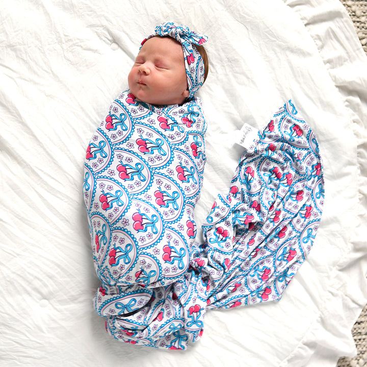 Cherry SWADDLE - Gigi and Max