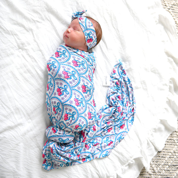 Cherry SWADDLE - Gigi and Max