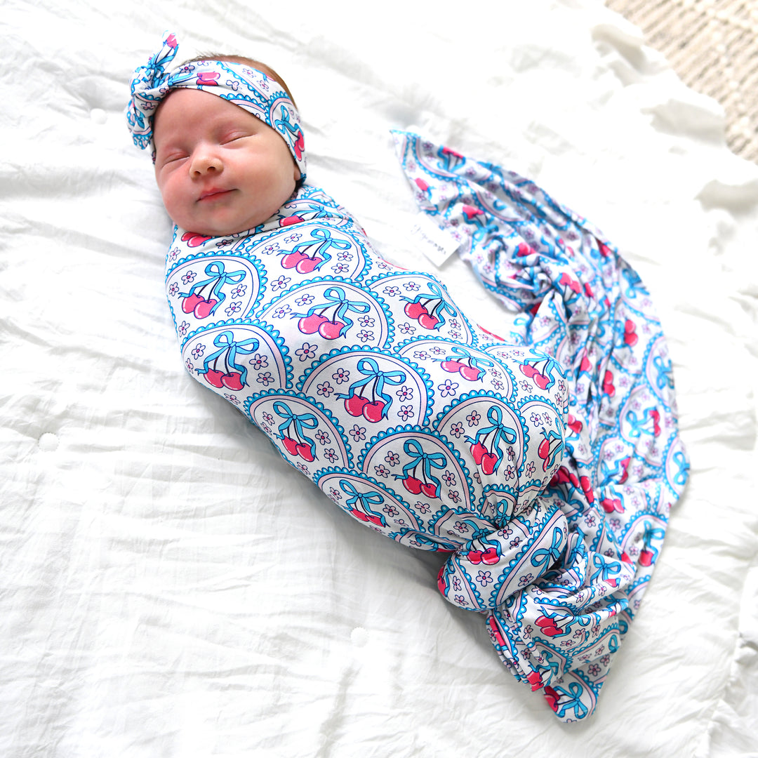 Cherry SWADDLE - Gigi and Max