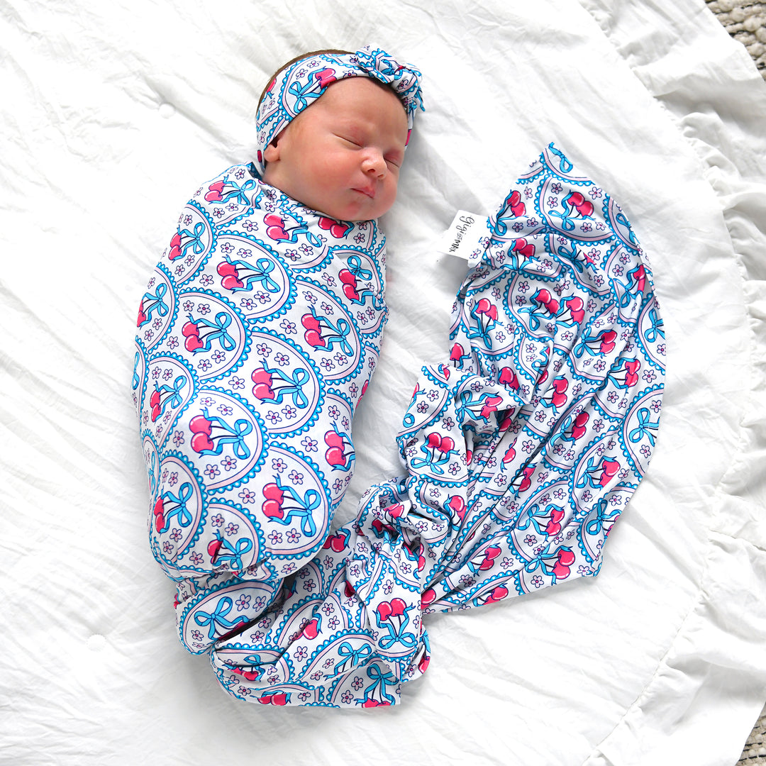 Cherry SWADDLE - Gigi and Max