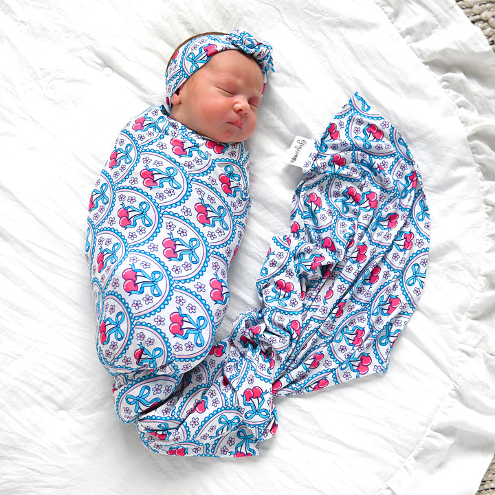Cherry SWADDLE - Gigi and Max