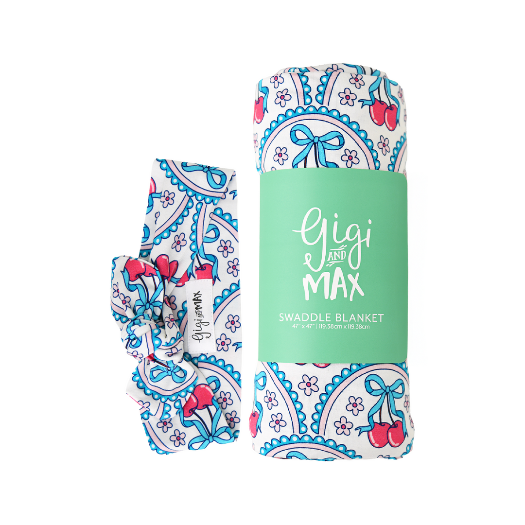 Cherry SWADDLE - Gigi and Max