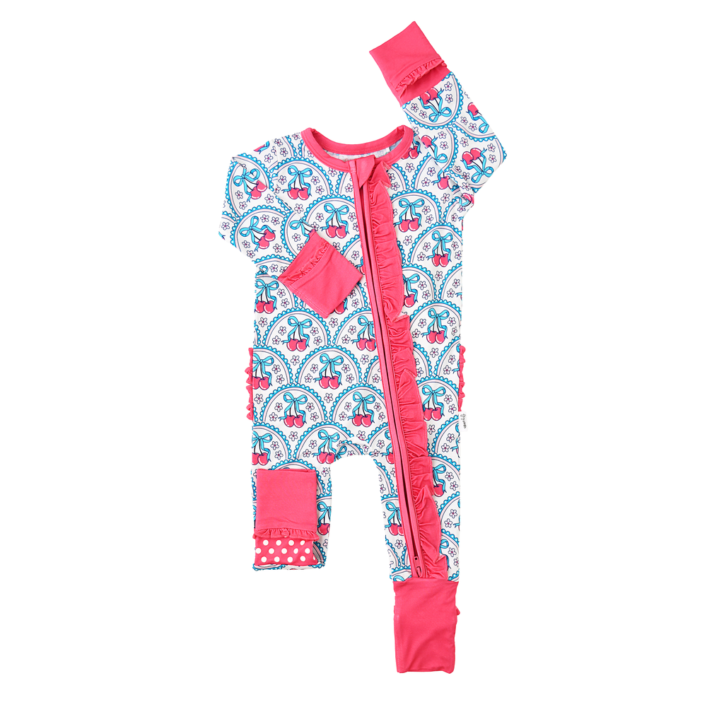 Cherry RUFFLE ZIP - Gigi and Max