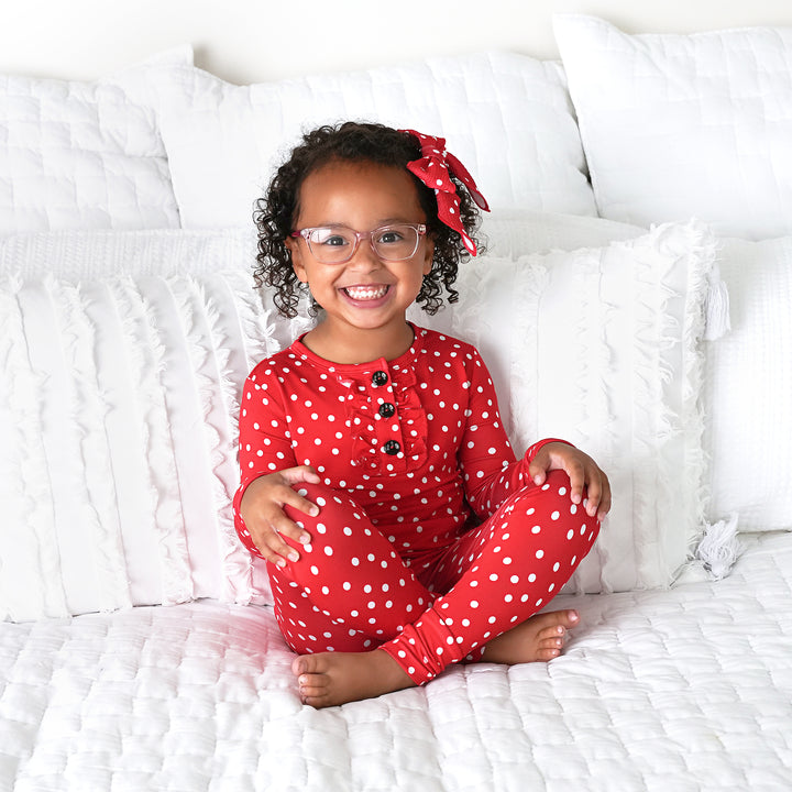 Ruby Dot RUFFLE TWO PIECE - Gigi and Max