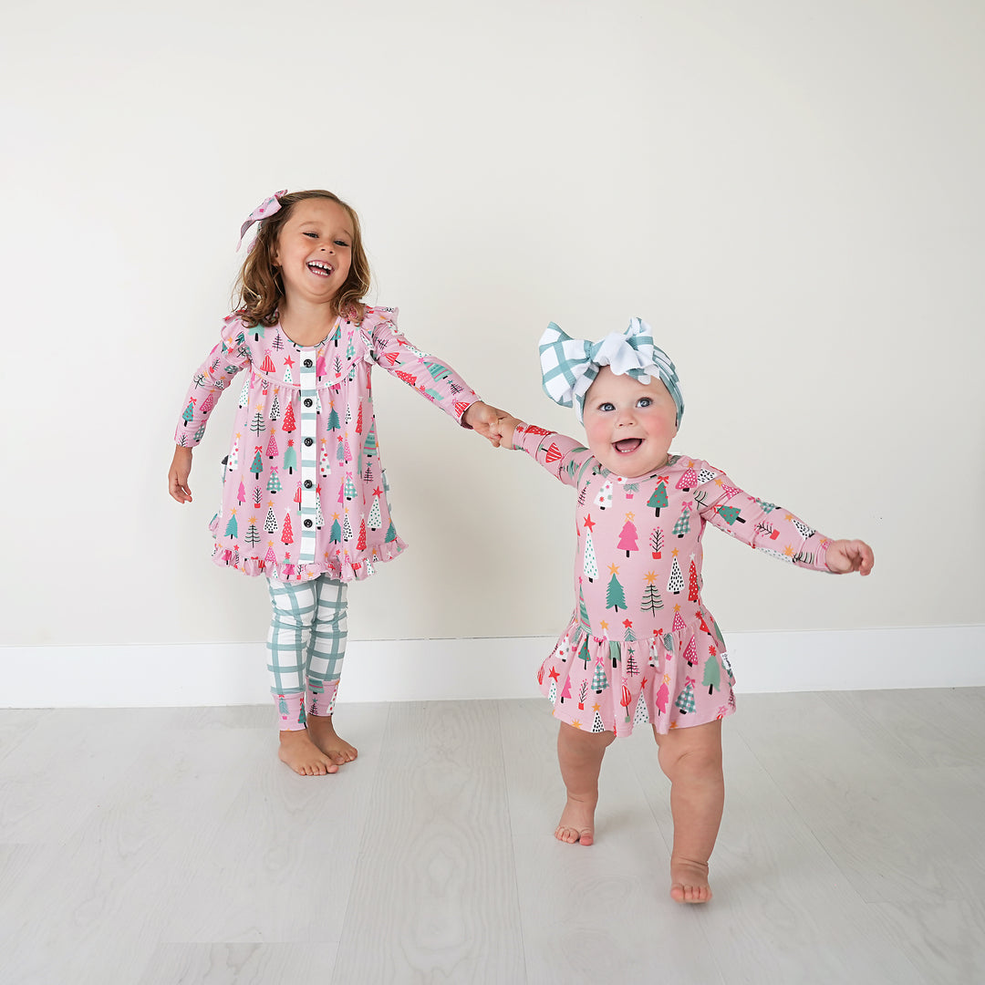Noelle Pink Trees TUTU - Gigi and Max