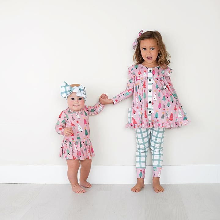 Noelle Pink Trees TUTU - Gigi and Max