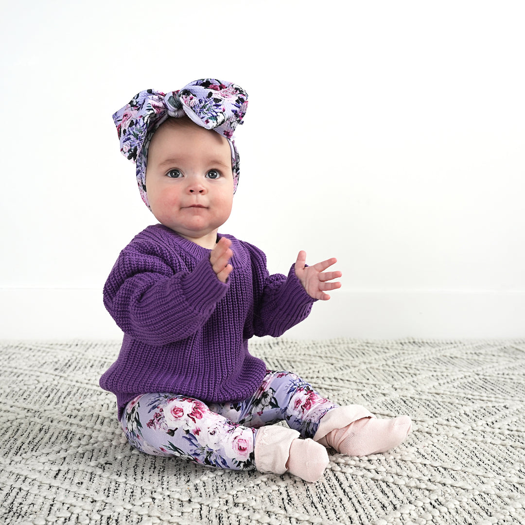Purple SWEATER - Gigi and Max