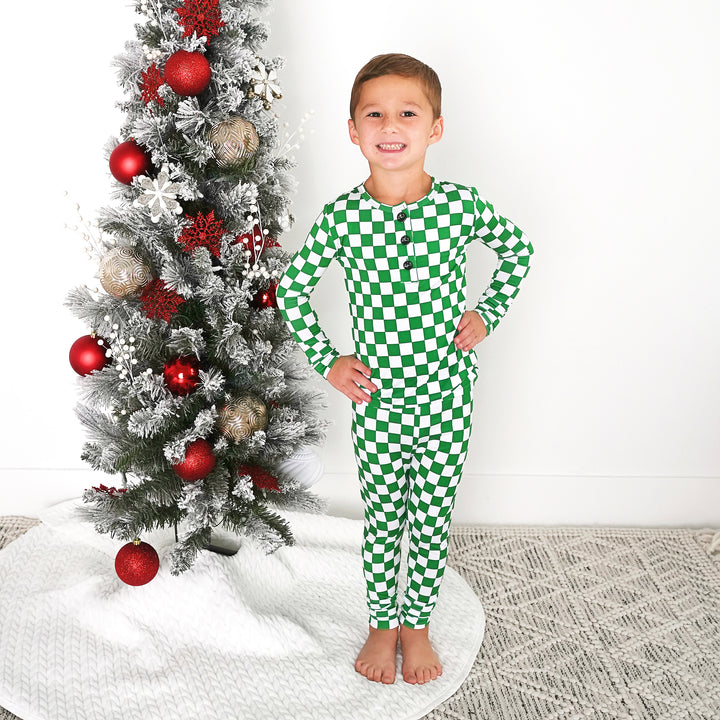 Elliot Green Checks TWO PIECE - Gigi and Max