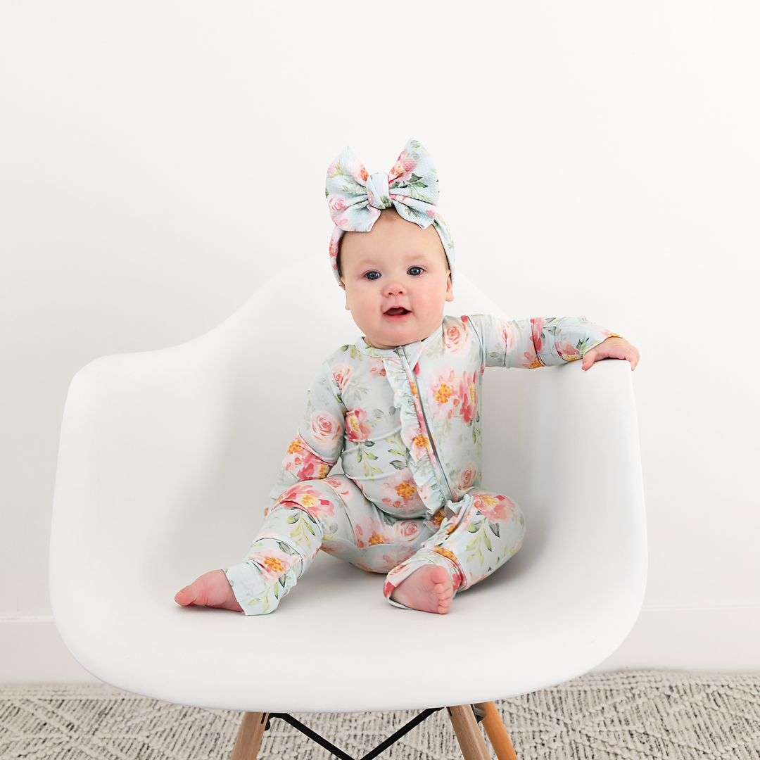 Mae Floral RUFFLE ZIP - Gigi and Max