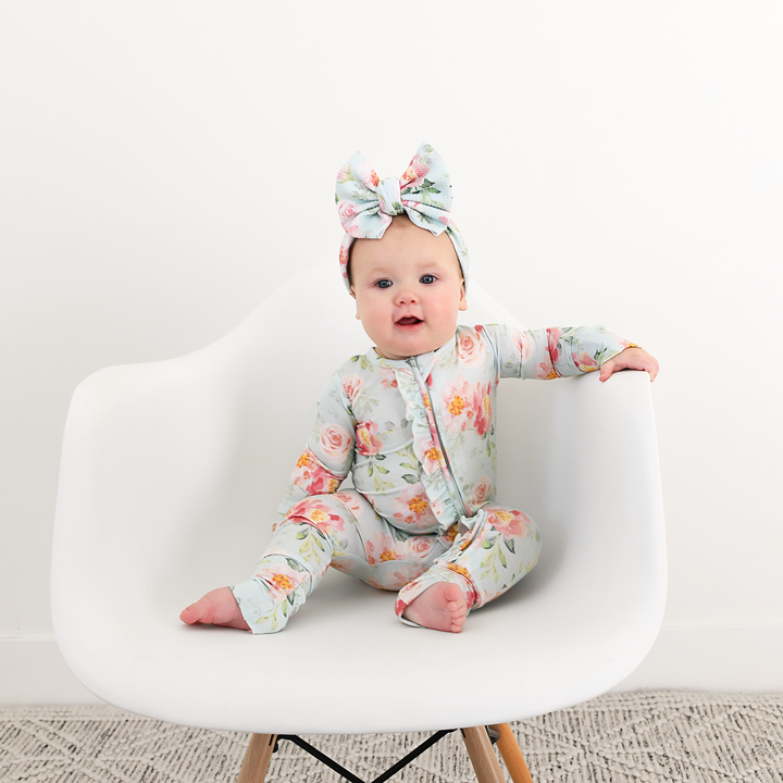 Mae Floral RUFFLE ZIP - Gigi and Max